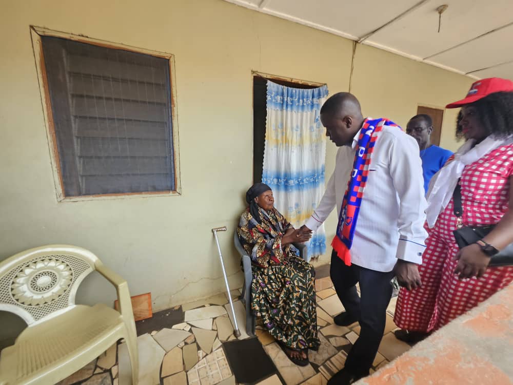 Parliamentary Candidate for Bekwai Constituency begins Door-to -Door Campaign