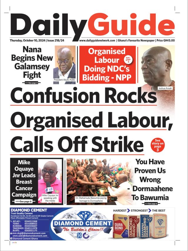 Today’s Newspaper Frontpages (Thursday, 10th October, 2024)