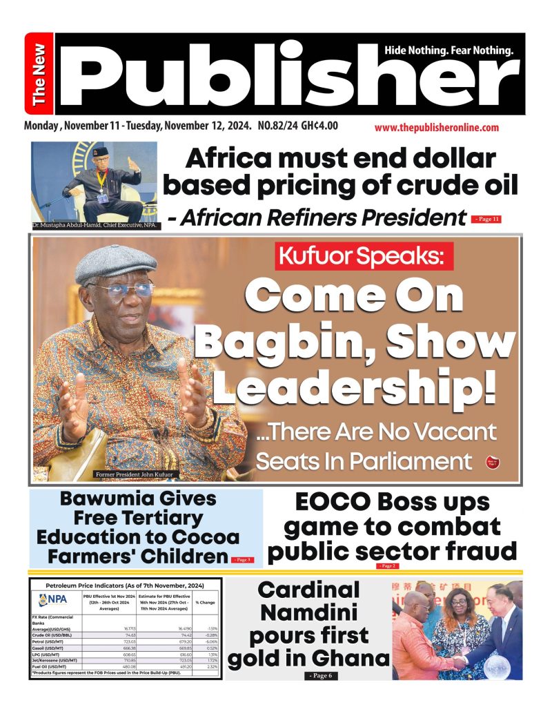 Today’s Newspaper Frontpages (Monday, 11th November, 2024)